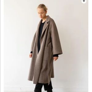 W concept kindersalmon Handmade Herringbone Coat